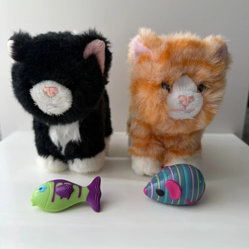 AMERICAN GIRL Cat Care Essentials +Truly Me Orange Tabby & Tuxedo Cats Bundle